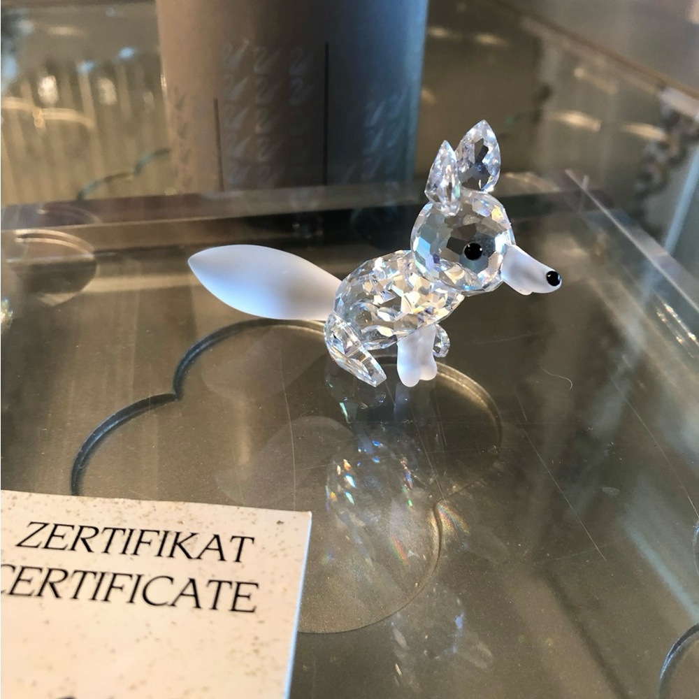 SWAROVSKI RETIRED FOX 3-PIECE SET